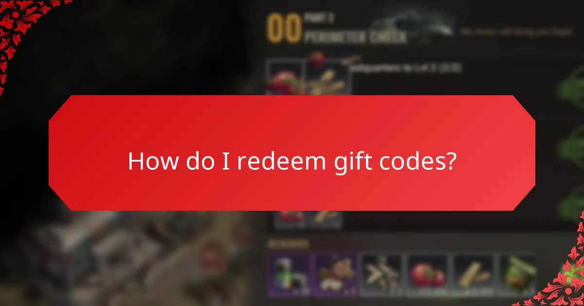 How do I redeem gift codes?